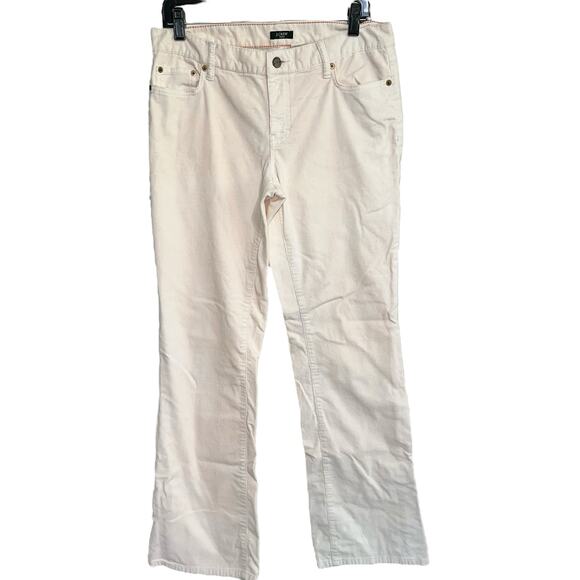 J Crew Stretch Blush Corduroy Pants 6R - Picture 1 of 8